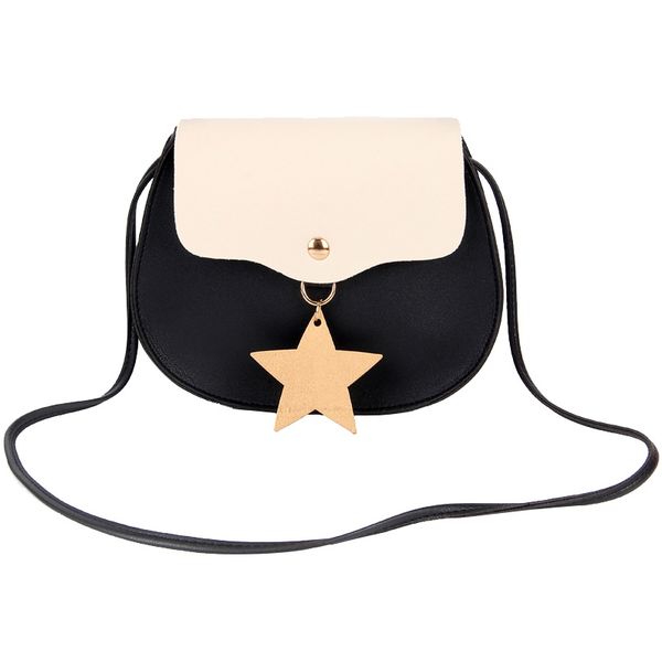 korean version of color matching oval ladies shoulder mobile phone bag stars hanging small bag black
korean version of color matching oval ladies shoulder mobile phone bag stars hanging small bag black