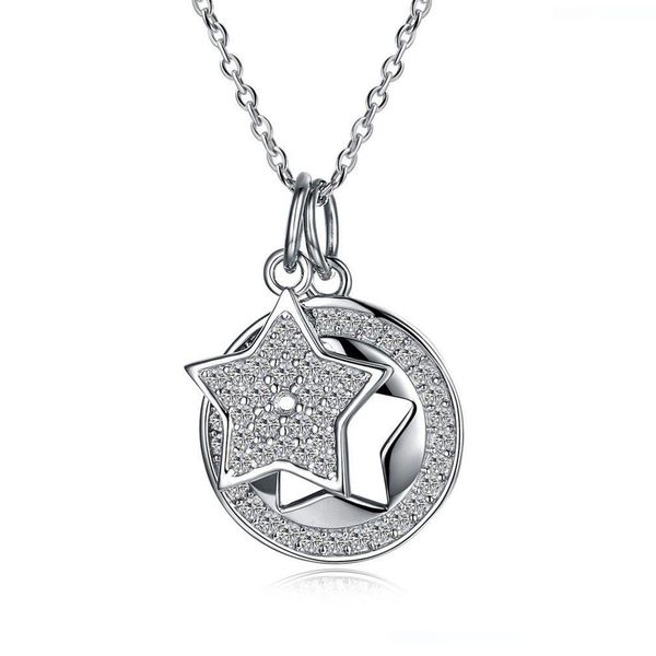 charming s925 sterling silver shiny zircon stars shape pendant fine jewelry woman link chain necklace for wedding party
charming s925 sterling silver shiny zircon stars shape pendant fine jewelry woman link chain necklace for wedding party