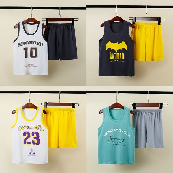 children's t-shirt boys' cotton vest suit girls' sleeveless t-shirt baby sleeveless vest shorts 2-piece suit, Blue
children's t-shirt boys' cotton vest suit girls' sleeveless t-shirt baby sleeveless vest shorts 2-piece suit, Blue