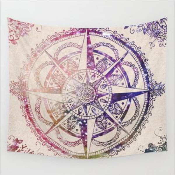 diamond flower hippie boho tapestry beach picnic throw