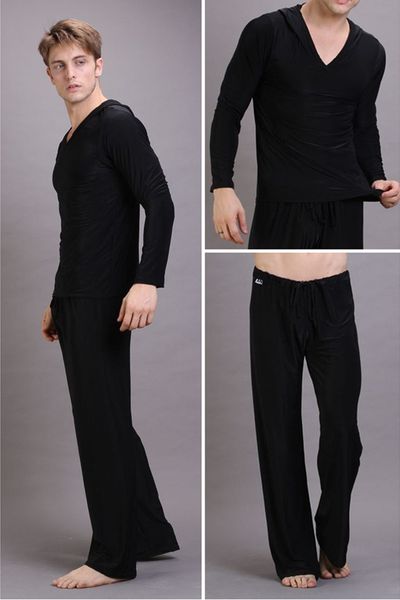 yoga pant sets solid color home casual loose mens designer sleepwear hooded long sleeve brief loose male pajama sets, Black;brown
yoga pant sets solid color home casual loose mens designer sleepwear hooded long sleeve brief loose male pajama sets, Black;brown
