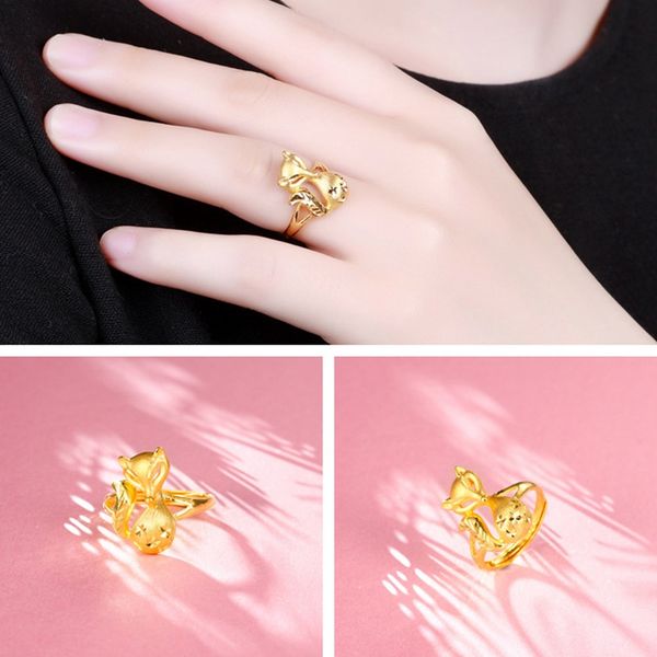 cute lady fox-shaped ring exquisite open ring valentine's day gift, Slivery;golden
cute lady fox-shaped ring exquisite open ring valentine's day gift, Slivery;golden