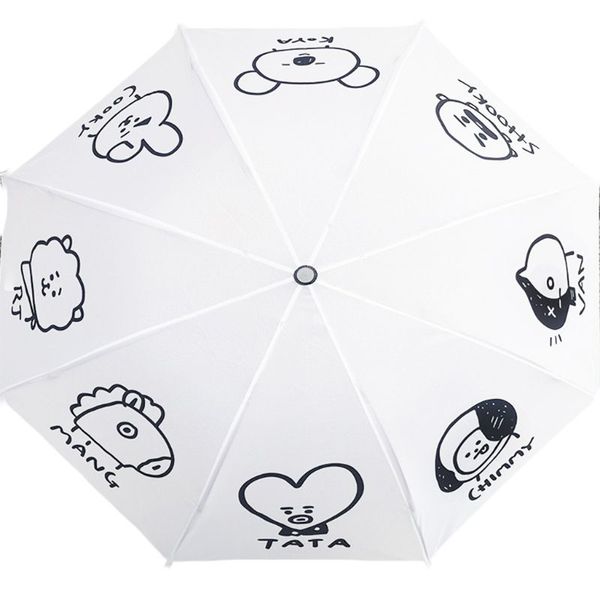 fashion umbrella kpop star same style cartoon cute gifts fans girls sun rain umbrellas for bangtan boys lx9e, Blue;gray
fashion umbrella kpop star same style cartoon cute gifts fans girls sun rain umbrellas for bangtan boys lx9e, Blue;gray