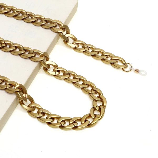 70cm punk gold frosted acrylic reading glasses hanging neck chain sunglasses chain eyeglasses strap woemn glasses accessories, Silver
70cm punk gold frosted acrylic reading glasses hanging neck chain sunglasses chain eyeglasses strap woemn glasses accessories, Silver