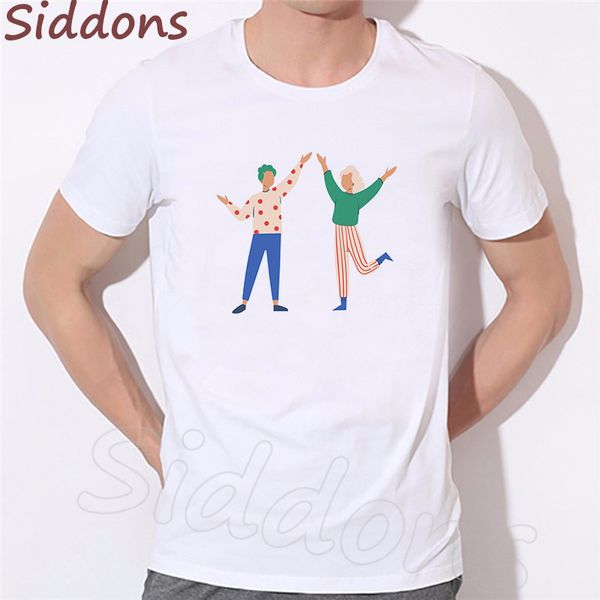 cool 2020 man tees summer men fashion mujer t-shirt breathable print happy couple enjoying life casual harajuku streetwear, White;black
cool 2020 man tees summer men fashion mujer t-shirt breathable print happy couple enjoying life casual harajuku streetwear, White;black