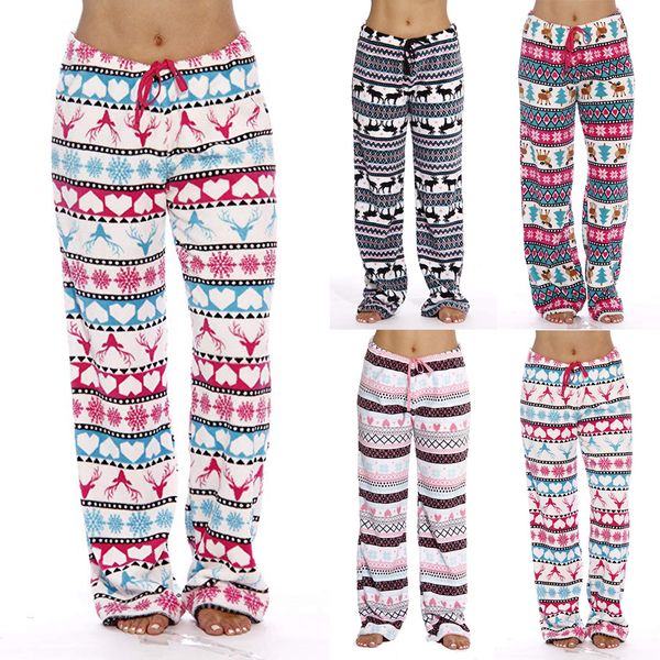 womens christmas pajama pants soft animal printed sleep trousers loose casual, Black;white
womens christmas pajama pants soft animal printed sleep trousers loose casual, Black;white