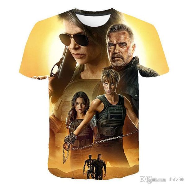 new 2019 summer fashion movie terminator dark fate t shirt anime 3d printed casual t shirts camisa masculina terminator t800, White;black
new 2019 summer fashion movie terminator dark fate t shirt anime 3d printed casual t shirts camisa masculina terminator t800, White;black