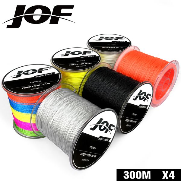 jof 2019 pe braided fishing line 9 color multifilament fishing cord strong 4 strands 300m line
jof 2019 pe braided fishing line 9 color multifilament fishing cord strong 4 strands 300m line