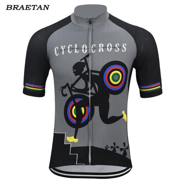 cyclocross cycling jersey men summer short sleeve clothing cycling wear bicycle clothes clothing braetan, Black;red
cyclocross cycling jersey men summer short sleeve clothing cycling wear bicycle clothes clothing braetan, Black;red