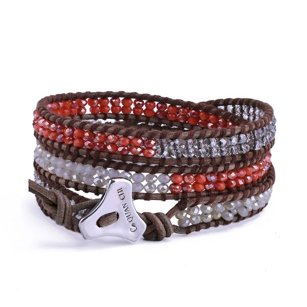 multi-layered crystal beads strand bracelet 3 wrap leather bracelet bohemian jewelry gift for women girls adjustable cord, Golden;silver
multi-layered crystal beads strand bracelet 3 wrap leather bracelet bohemian jewelry gift for women girls adjustable cord, Golden;silver