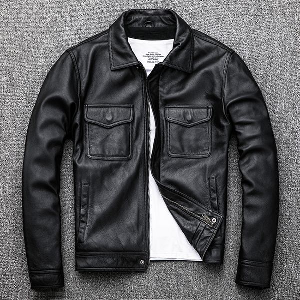 men's amekaji style vintage genuine leather jacket with pockets brown black cow leather coat for men american casual jacket
men's amekaji style vintage genuine leather jacket with pockets brown black cow leather coat for men american casual jacket