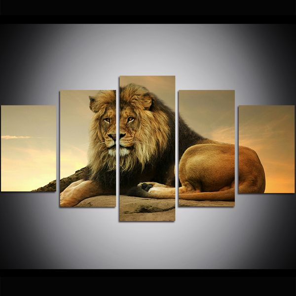 5 piece large size canvas wall art lion king oil painting wall art pictures for living room paintings wall decor
5 piece large size canvas wall art lion king oil painting wall art pictures for living room paintings wall decor