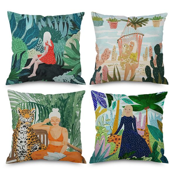 cartoon girl nordic short plush pillow case polyester decorative throw pillow cover square style-1
cartoon girl nordic short plush pillow case polyester decorative throw pillow cover square style-1