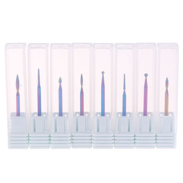 1pc grinding head nail drill bits rainbow coating carbide cuticle milling cutter electric grinder for manicure pedicure
1pc grinding head nail drill bits rainbow coating carbide cuticle milling cutter electric grinder for manicure pedicure