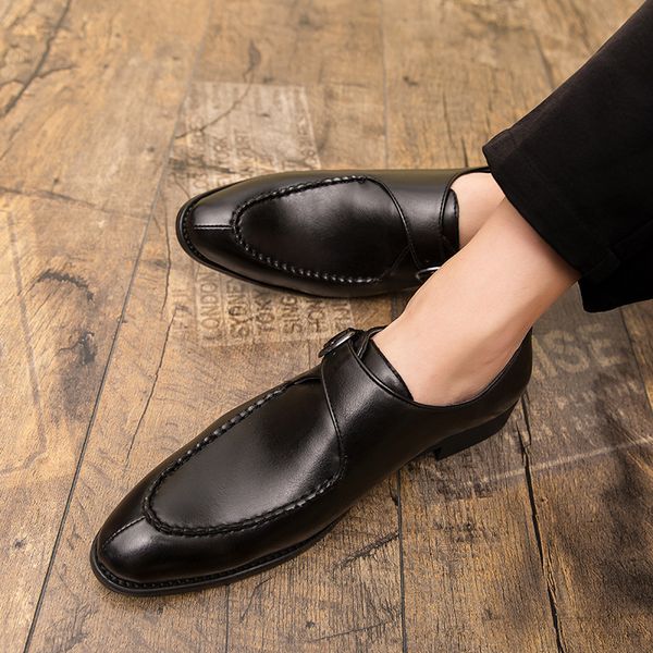 summer casual mens youth korean-style-style british-style retro business pointed-toe breathable slip-on mens leather shoes, Black
summer casual mens youth korean-style-style british-style retro business pointed-toe breathable slip-on mens leather shoes, Black
