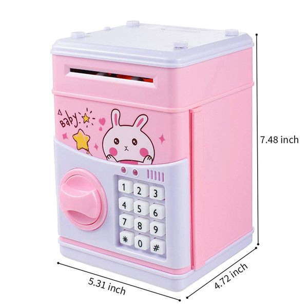 fashion electronic passwords lock number bank saving pot piggy bank automatic rolling money box atm deposit box
fashion electronic passwords lock number bank saving pot piggy bank automatic rolling money box atm deposit box