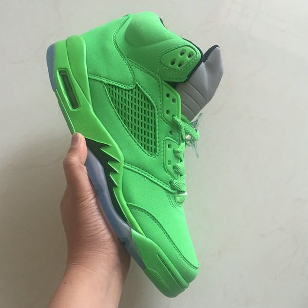 jumpman 5 5s v green suede mens basketball shoes athletic sports sneakers trainers outdoor baskets shoes for men zapatos des chaussures, White;red
jumpman 5 5s v green suede mens basketball shoes athletic sports sneakers trainers outdoor baskets shoes for men zapatos des chaussures, White;red