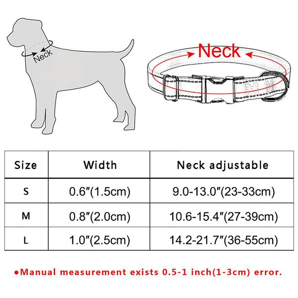 airuidog nylon dog collar personalised puppy pet engraved id tag name plate adjustable
airuidog nylon dog collar personalised puppy pet engraved id tag name plate adjustable