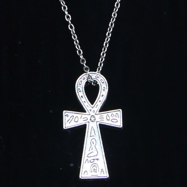 20pcs new fashion necklace 39x21mm egyptian ankh life symbol silver pendants short long women men colar gift jewelry choker
20pcs new fashion necklace 39x21mm egyptian ankh life symbol silver pendants short long women men colar gift jewelry choker