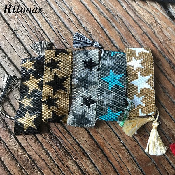 rttooas fashion women bracelet handmade woven boho punk star pattern beads bracelet summer cuff friendship jewelry, White
rttooas fashion women bracelet handmade woven boho punk star pattern beads bracelet summer cuff friendship jewelry, White
