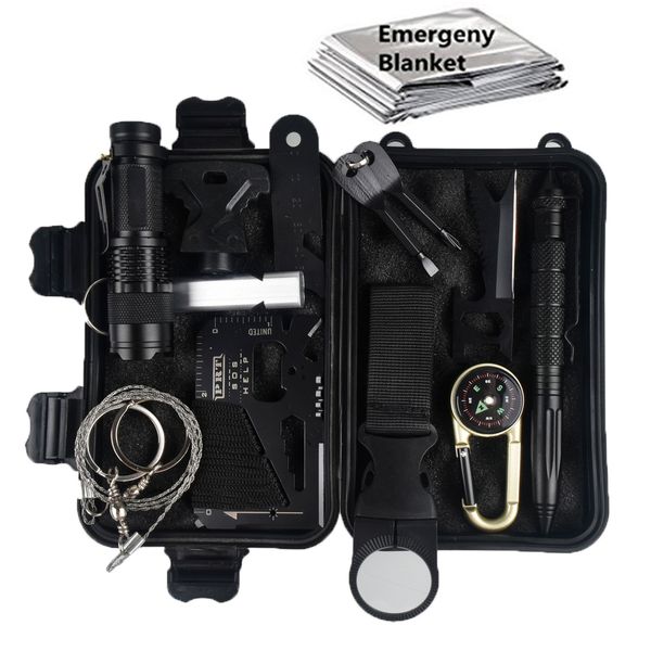 13 in 1 camping survival kit set outdoor travel multifunction first aid sos edc emergency supplies tactical for wilderness
13 in 1 camping survival kit set outdoor travel multifunction first aid sos edc emergency supplies tactical for wilderness