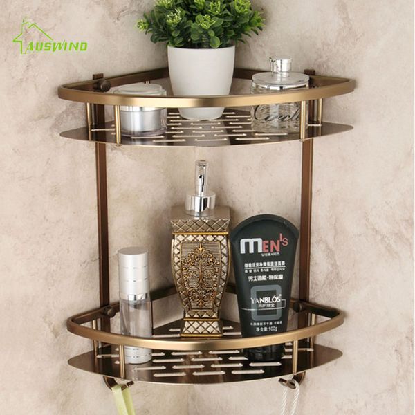 antique bronze two layer corner basket shelf silver brushed space aluminum bathroom accessories products
antique bronze two layer corner basket shelf silver brushed space aluminum bathroom accessories products