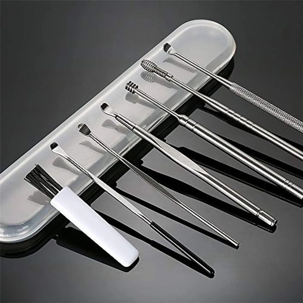 earpicks ear wax removal tools- ear spoon digger & tweezers for ear health care &8 pieces/set of stainless steel wax picker removal care cu
earpicks ear wax removal tools- ear spoon digger & tweezers for ear health care &8 pieces/set of stainless steel wax picker removal care cu