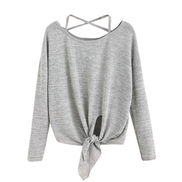 дизайнер блуза женщины shirt женщины tee топы и блузки с длинным рукавом o шеи sexy backless осень blusas mujer de moda feminina femme, White
дизайнер блуза женщины shirt женщины tee топы и блузки с длинным рукавом o шеи sexy backless осень blusas mujer de moda feminina femme, White