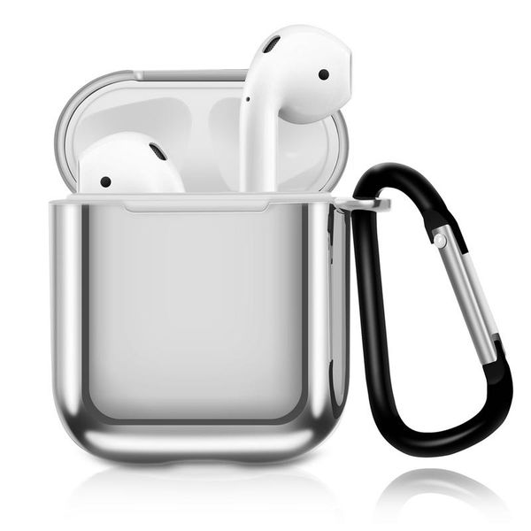 For AirPods Case Electroplate TPU Shockproof Cases Portable Protective Cover Cases for Apple Airpods 2 & 1
For AirPods Case Electroplate TPU Shockproof Cases Portable Protective Cover Cases for Apple Airpods 2 & 1