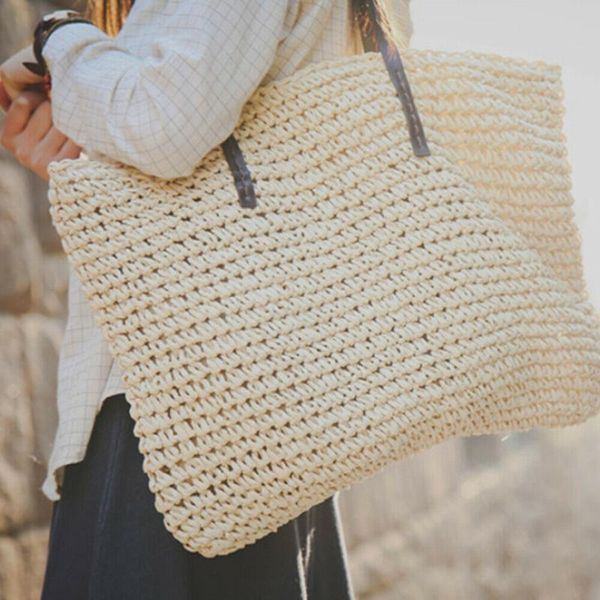 new casual women handbag summer beach vintage handmade knitted straw rattan bag large shoulder bags boho woven handbag
new casual women handbag summer beach vintage handmade knitted straw rattan bag large shoulder bags boho woven handbag