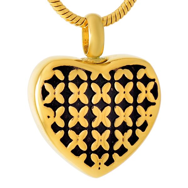 h9109 gold color little butterfly heart putting ashes into jewelry - engravable 316l stainless steel cremation urn necklace for women, Silver
h9109 gold color little butterfly heart putting ashes into jewelry - engravable 316l stainless steel cremation urn necklace for women, Silver