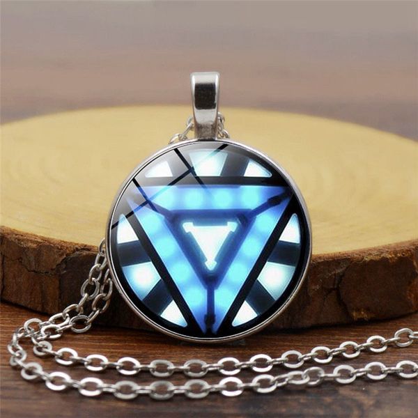 new accessories iron man heart time jewel necklace european and american popular pendant necklace ornaments, Silver
new accessories iron man heart time jewel necklace european and american popular pendant necklace ornaments, Silver