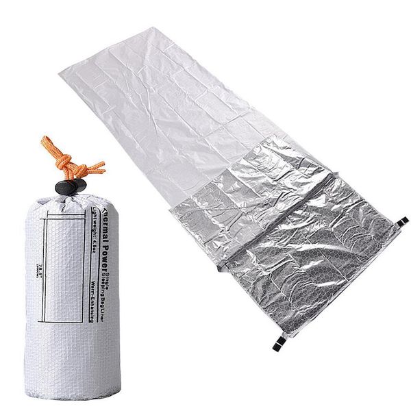 outdoor camping heat reflective sleeping bag emergency warm sleeping bag liner silver coated insulation liner
outdoor camping heat reflective sleeping bag emergency warm sleeping bag liner silver coated insulation liner