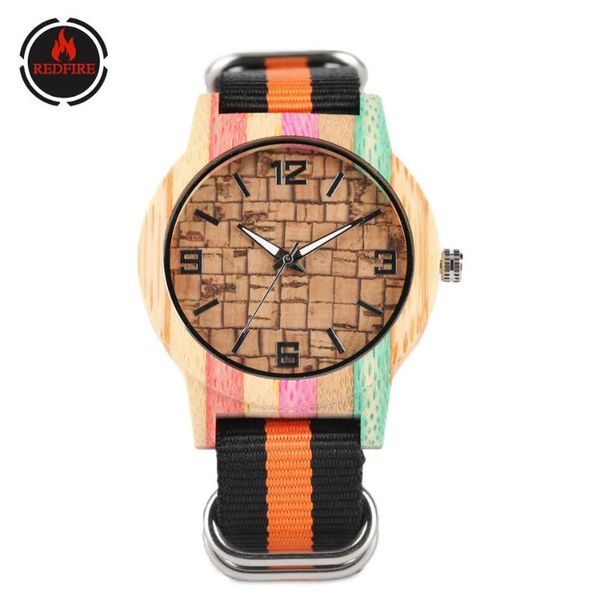 redfire colorful bamboo wood men watches nylon watch band casual men's quartz wooden clock reloj de madera, Slivery;brown
redfire colorful bamboo wood men watches nylon watch band casual men's quartz wooden clock reloj de madera, Slivery;brown