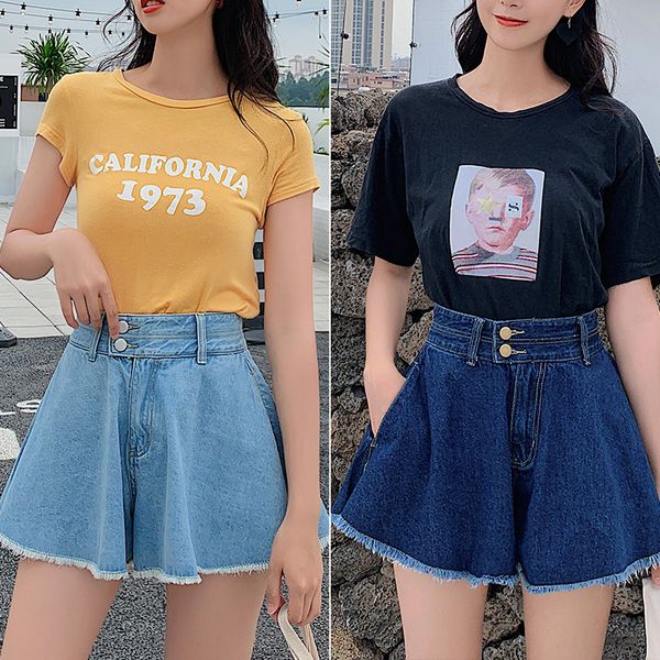 tibetan meat useful product large wide-leg denim shorts women's loose-fit flounced jeans ultra high waist slimming shorts summer, Blue
tibetan meat useful product large wide-leg denim shorts women's loose-fit flounced jeans ultra high waist slimming shorts summer, Blue