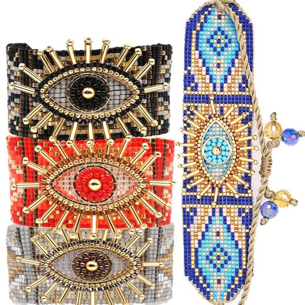 zhongvi evil eye bracelet for women trendy jewelry miyuki lucky pulseras mujer moda 2020 unique bracelets handmade woven, Black
zhongvi evil eye bracelet for women trendy jewelry miyuki lucky pulseras mujer moda 2020 unique bracelets handmade woven, Black