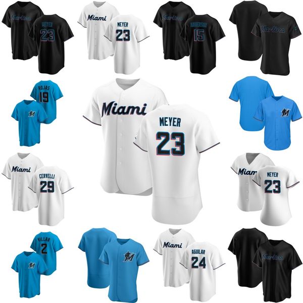 23 max meyer 2020 5 jon berti jonathan villar lewis brinson brian anderson caleb smith sandy alcantara jose urena rojas baseball jersey, Blue;black
23 max meyer 2020 5 jon berti jonathan villar lewis brinson brian anderson caleb smith sandy alcantara jose urena rojas baseball jersey, Blue;black