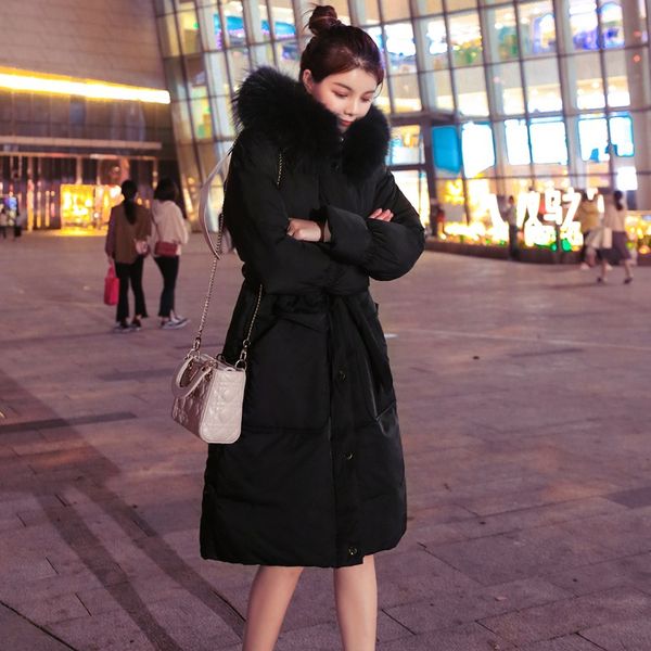 2019 winter korean-style new style women's cotton-padded clothing long over-the-knee down jacket cotton-padded clothes large siz, Blue;black
2019 winter korean-style new style women's cotton-padded clothing long over-the-knee down jacket cotton-padded clothes large siz, Blue;black