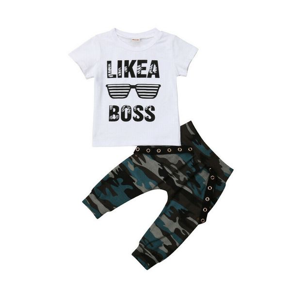 clothing sets 2pcs toddler infant baby boy camo outfits t shirt camouflage pants clothes set, White
clothing sets 2pcs toddler infant baby boy camo outfits t shirt camouflage pants clothes set, White