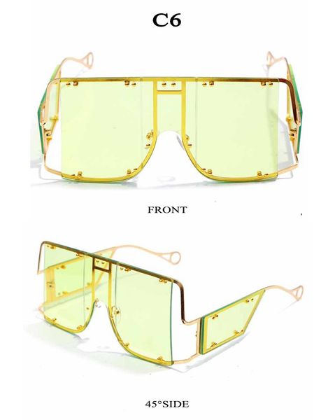 punk wind metal big frame sunglasses europe and america street shooting trend rivet eyeglasses 7005 men and women uv400 glasses, White;black
punk wind metal big frame sunglasses europe and america street shooting trend rivet eyeglasses 7005 men and women uv400 glasses, White;black