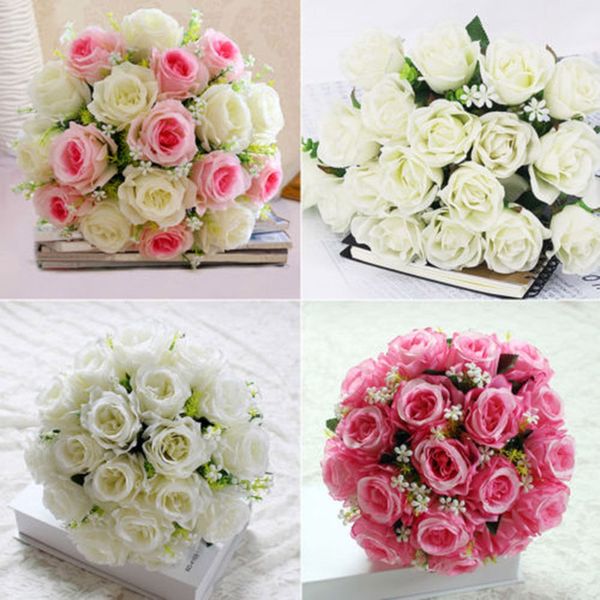 18 head silk attificial roses artificial wedding flowers decrations bridal posy flower home party decor wedding decorations
18 head silk attificial roses artificial wedding flowers decrations bridal posy flower home party decor wedding decorations