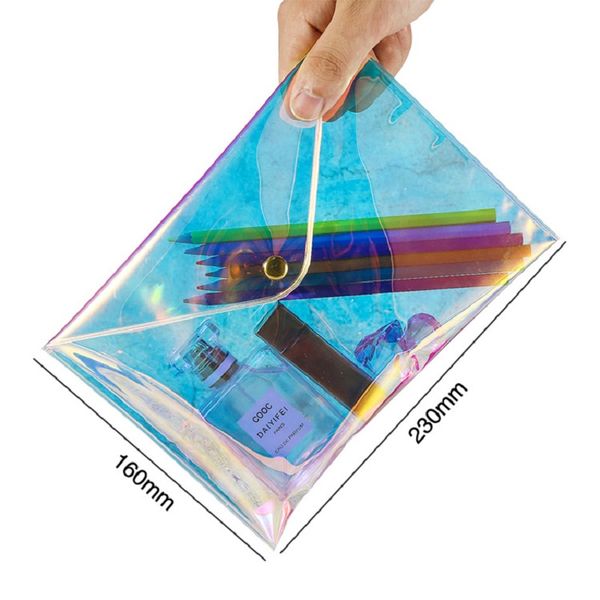100 pcs per pack wholesale waterproof laser holographic clear shining sequin plastic button envelope cosmetic bag
100 pcs per pack wholesale waterproof laser holographic clear shining sequin plastic button envelope cosmetic bag