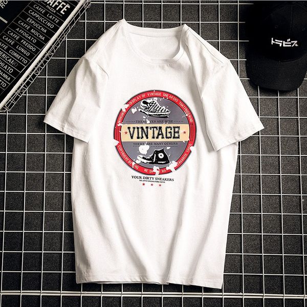 summer men short-sleeved t-shirt round neck cotton loose clothes trend half sleeve large size men clothingts01, White;black
summer men short-sleeved t-shirt round neck cotton loose clothes trend half sleeve large size men clothingts01, White;black
