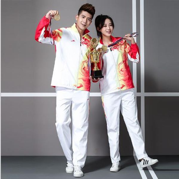 2019 chinese men and women in the spring and autumn long sleeve group class uniforms leisure suit collar couples badminton, Black
2019 chinese men and women in the spring and autumn long sleeve group class uniforms leisure suit collar couples badminton, Black
