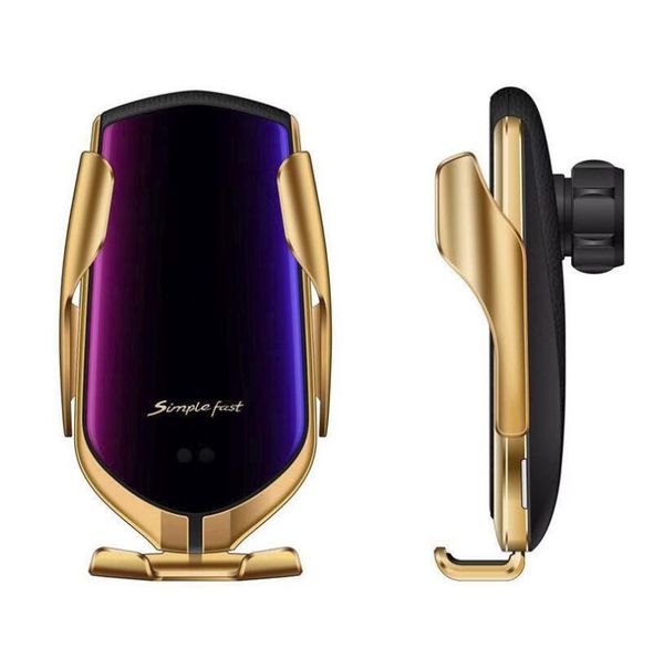 Zzyd r1 infrared en or wirele car charger automatic car holder for android and io air vent phone holder with retail box Zzyd r1 infrared en or wirele car charger automatic car holder for android and io air vent phone holder with retail box