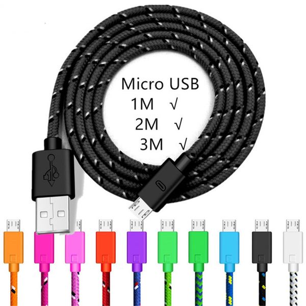 nylon micro usb cable 1m 2m 3m fast charging data cord charger for samsung s7 s6 xiaomi 4 4x android microusb
nylon micro usb cable 1m 2m 3m fast charging data cord charger for samsung s7 s6 xiaomi 4 4x android microusb