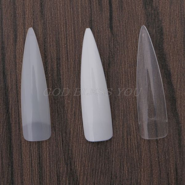 500 pcs sharp long false nail art tips acrylic salon white natural clear durable transparent/white/natural, Red;gold
500 pcs sharp long false nail art tips acrylic salon white natural clear durable transparent/white/natural, Red;gold