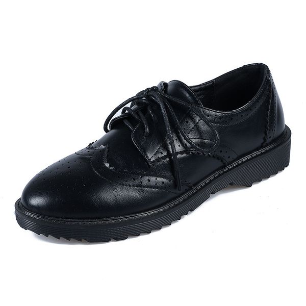 casual woman platform shoes soft oxfords women's flats modis round toe shallow mouth all-match leather dress 2019 on heels, Black
casual woman platform shoes soft oxfords women's flats modis round toe shallow mouth all-match leather dress 2019 on heels, Black