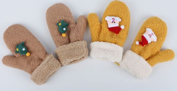 children' gloves winter men and women warm plush thickened christmas cartoon cute korean mittens halter bag gloves, Blue;gray
children' gloves winter men and women warm plush thickened christmas cartoon cute korean mittens halter bag gloves, Blue;gray