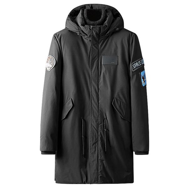 2020 large down cotton coat men's fattening plus medium cotton clothing winter tide padded jacket, Black
2020 large down cotton coat men's fattening plus medium cotton clothing winter tide padded jacket, Black